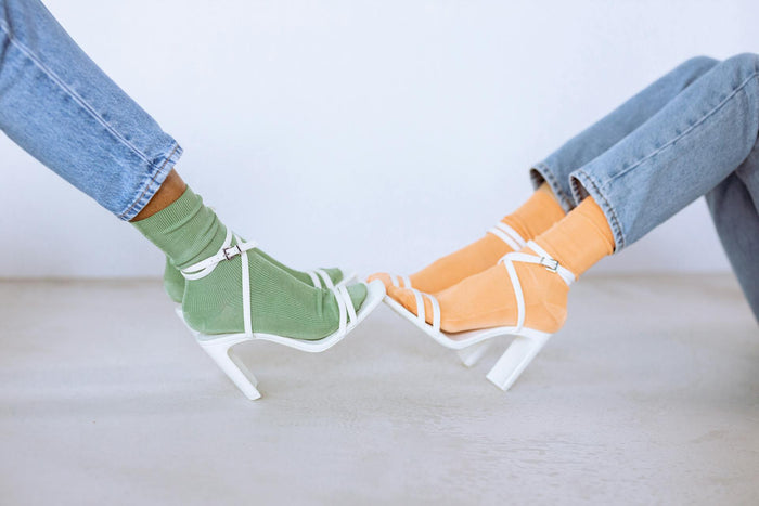 women’s socks with heels
