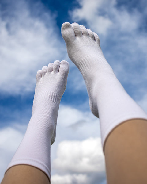 white crew socks