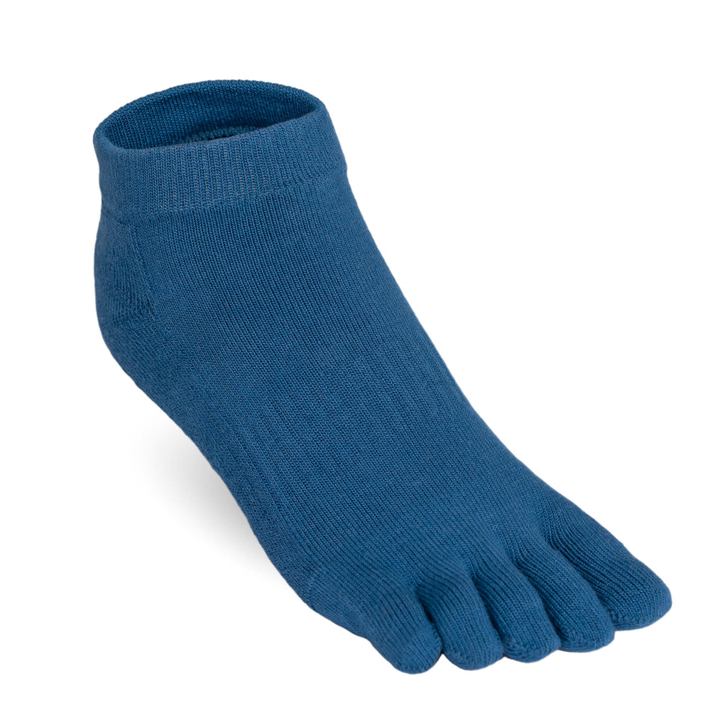Blue ankle socks with toes by Serasox
