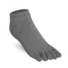 Gray ankle socks with toes by Serasox