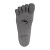 Gray crew cut bamboo sweat absorbing socks by Serasox