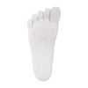 White ankle socks with toes by Serasox
