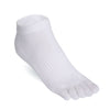 White ankle socks with toes by Serasox
